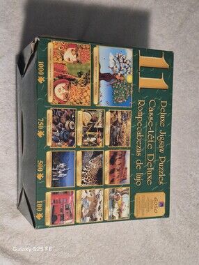 Vintage 2006 Sure-Lox 11 Deluxe Jigsaw Puzzles Box Set 6050 Pieces New